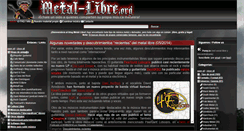 Desktop Screenshot of metal-libre.org